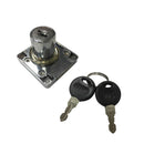 Cam Lock Desk Drawer Lock with 2 Keys for Cupboard Mailbox File Cabinet E