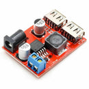 LM2596 LM2596S Dual USB DC-DC 9V 12V 24V 36V to 5V 3A Step Down Buck Conver C5O9