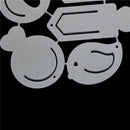 Love Geometry Label Metal Cutting Die For DIY Scrapbooking Album Paper Card SP