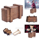 Compartment Magic Wooden Puzzle Box Puzzle Wooden Secret Trick  hv2n