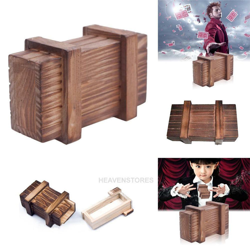 Compartment Magic Wooden Puzzle Box Puzzle Wooden Secret Trick  hv2n