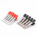 10pcs crocodile clips plastic handle testing metal alligator clips clamps  Z