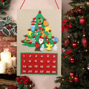 Christmas Tree Felt Advent Calendar Countdown To Christmas Homemade Advent