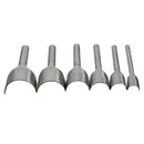 6 Pieces/Set Of Leather Craft Tools Semi-Circular Leather Craft Tools Punch