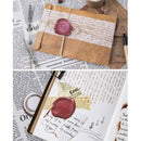 45pcs/set Wax Seal Decorative Stickers DIY Scrapbooking Stationery Stickers