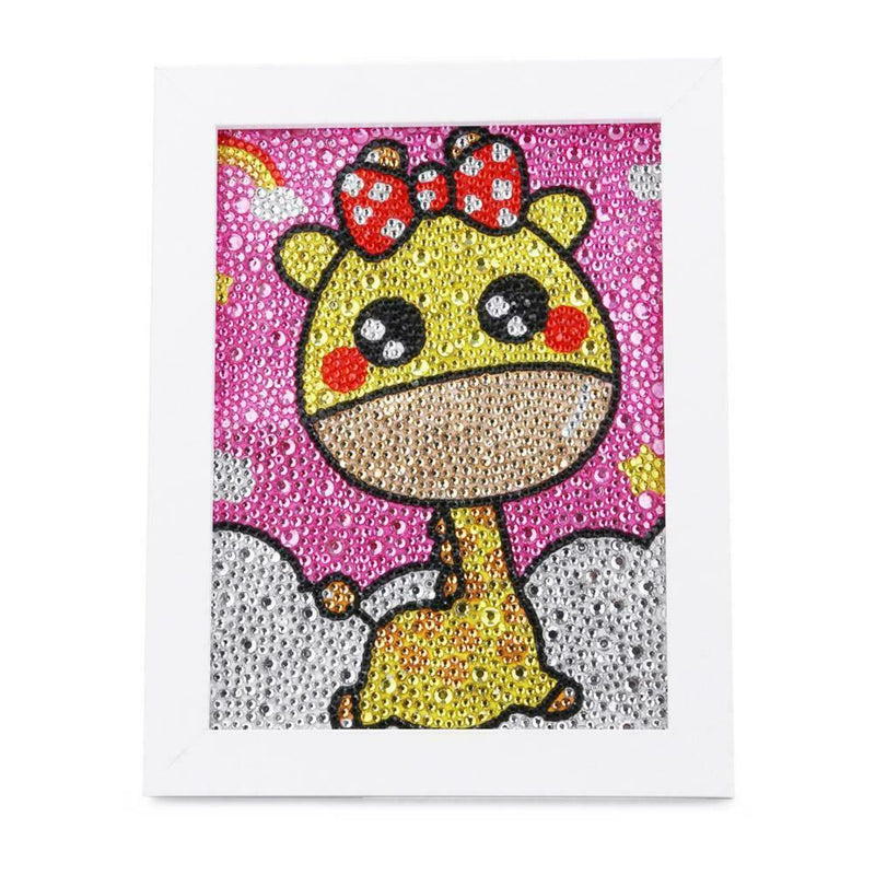 DIY Full Drill Diamond Painting Cartoon Kids Embroidery Kit (CJL01 Giraffe)