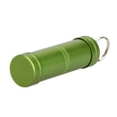 Aluminum Alloy Waterproof Case First-Aid Medicine Bottle with Key Ring A