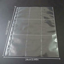 10PCS 9-grid Cards Holder Nine Grid Card Book Game Card Collection Organizer