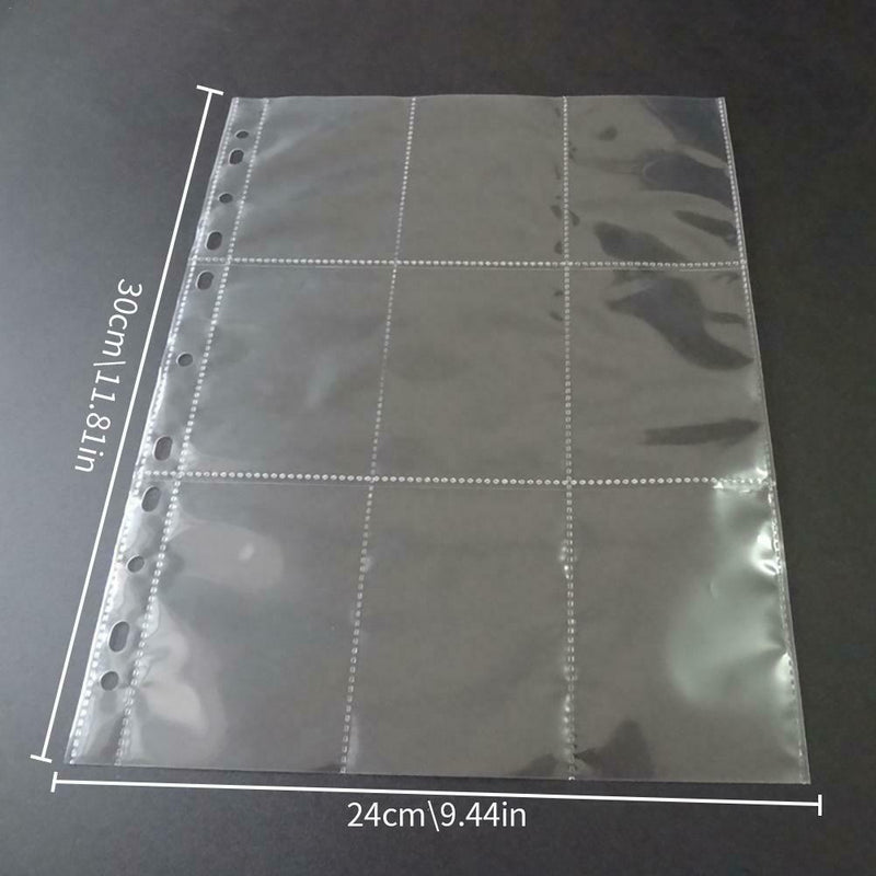 10PCS 9-grid Cards Holder Nine Grid Card Book Game Card Collection Organizer