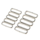 10 Pieces Stainless Steel Rings  Strap Nylon Strap