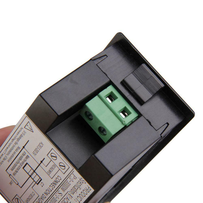 3in1 Voltage Current Power Panel Meter LED Digital Gauge AC 100A/80-300V