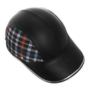 Motorcycle DOT German Half Face Helmet FOR Chopper Cruiser Biker Gloss Black