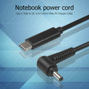 1.5m/4.9ft Type-C USB Male to DC4.0x1.35mm Male w/PD Adapter Cable for Asus PC