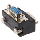 90 Degree Right Angled VGA Male To Female Extension Extender Video Adapter OZ