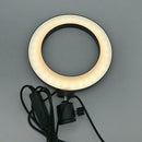 Dimmable 16cm LED Ring Fill Light with Tripod for Makeup Video Live Photo Studio