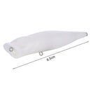 10pcs Printable Popper Fishing Lures Artificial Bait Wobbler Fishing Tackle