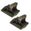 10 X Victorian Style Label Holder Cupboard Drawer Cabinet Door Pull Handle S
