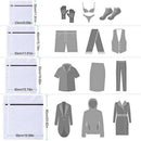 Laundry nets, 8 pcs. Laundry bag Premium laundry bag Set with zipper Cookin