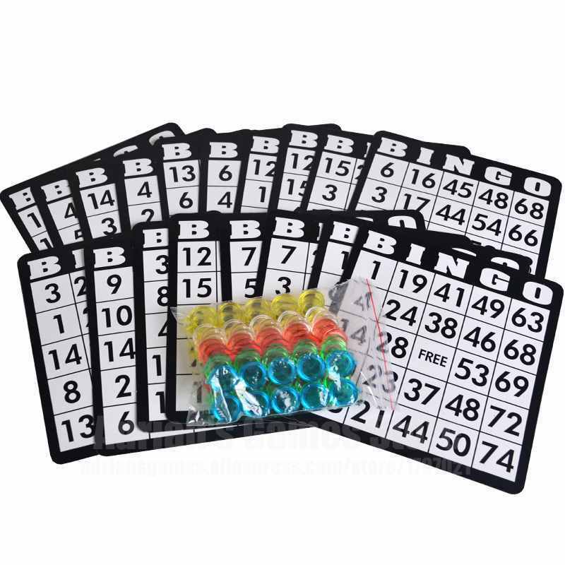 75 Balls-Lottery Machine Draw Machine Party Bingo Game Lucky Balls Game Lot J2Y3