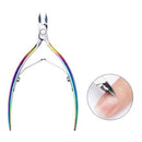 Rainbow Color Nail Cuticle Nipper Dead Skin Remover Clipper Scissor Plier M