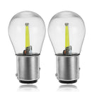 2pc 1157 BAY15D 12V WhiteCOB LED Car Reverse Backup Tail Brake Light Lamps Bulbs