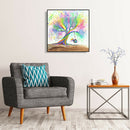 5D DIY Full Drill Diamond Painting Colorful Tree Cross Stitch Embroidery