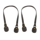 4pcs Bag Purse Strap Handbag Accessory DIY Repair Replacements Black+Brown