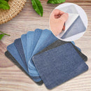 10Pcs Thermal Sticky Iron On Mending Patches Jeans Bag Hat Repair Decor Des