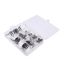 75pcs Fishing Rod Pole Guides Tip Rings Repair Kit Mixed 8 Sizes