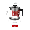 1.2L Stainless-Steel Oil Strainer Pot Grease Container Can Keeper w/ Lid