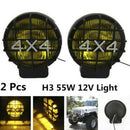 5.5" 4X4 Round Off Road Driving Halogen Fog Led Work Light Lamp Spotlight BX