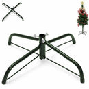 Christmas Tree Stand Green Metal Holder Base Cast Iron Stand 4 Feets Decora M2H7