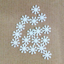 100pcs Snowflake Flatback Embellishments Christmas Craft  DIY Tools