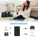 Wireless Bluetooth 5.0 Transmitter & Receiver A2DP Audio 3.5mm Jack Aux Adapter