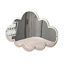 Wooden Cloud Wall Hanging Mirror Decor Baby Kid's Room Nursery Ornament