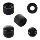 Dual Concentric Volume Tone Blend Control Knob Electric Guitar Parts Black