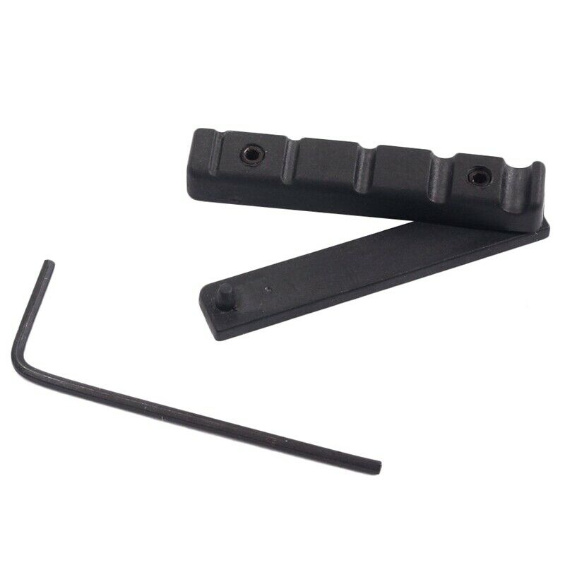 Adjustable Pom Nut Slotted for 5 Strings Bass Guitar Replacement Parts Blac