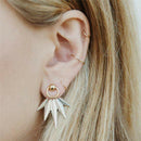 5PCS Geometric Leaf Drop Dangle Earrings Ear Stud Earrings Set Women Jewelry  %x
