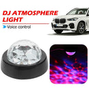 USB Rechargeable Mini Magic Ball Flashing RGB LED Car DJ Light Auto Decor Lamp