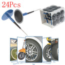 24x Auto Car Truck Tire Tyre Puncture Repair Wired 35mm 6mm Plug Mushroom PatcOZ