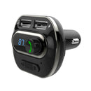 T19 USB Charger Adapter Support MP3 TF Card U Disk FM Transmitter Bluetooth