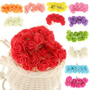 Small Artificial Roses Flowers Arrangements Home Decor Bouquet Gift Yellow