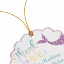 24pcs Thank You Tags Mermaid Shell Tags with String Gift Box Packaging Labels LJ
