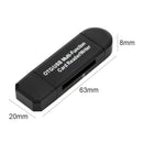 2 in 1 OTG Memory Card Reader Phone PC USB 2.0 Micro USB SD TF Card Adapter