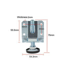 1x Furniture Adjustable Cabinet Legs Table Leveling Feet Bracket For home U4D8