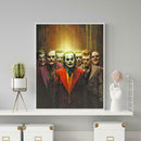 5D DIY Full Drill Diamond Painting Clown Embroidery Mosaic Craft Kits Decor