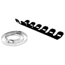 25cm Exhaust Pipe Protector Guard Heat Shield for 2 Stroke Motorcycle Black