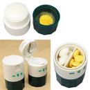 Medicine Cutter 4 Layer Pill Powder Grinder Storage Splitter Crusher Box