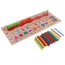 Early Learning Eductional Toys Montessori Wooden Math Number Teaching Board