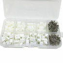 250pcs/lot 50Sets/box kit 2.54mm XH2.54 2p 3p 4 pin Connector plug + straig W9D4